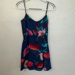 Banana republic, spaghetti, strap, floral dress